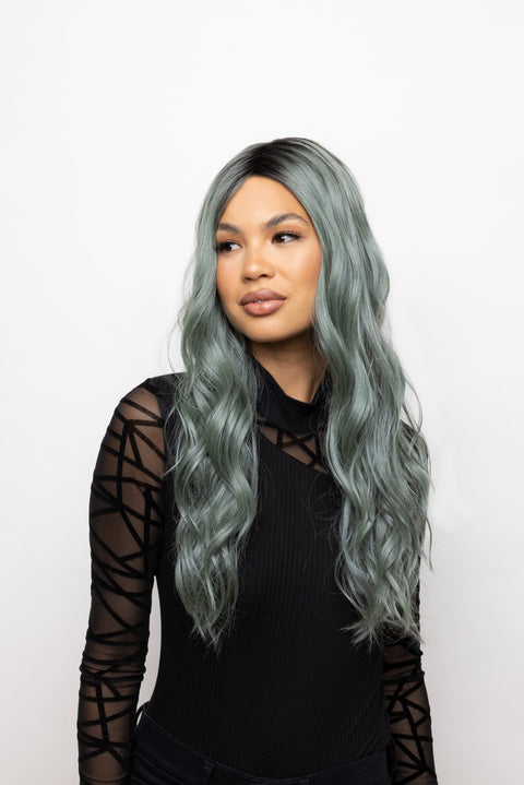 Lavish Wavez | HF Synthetic Lace Front Wig (Mono Part)