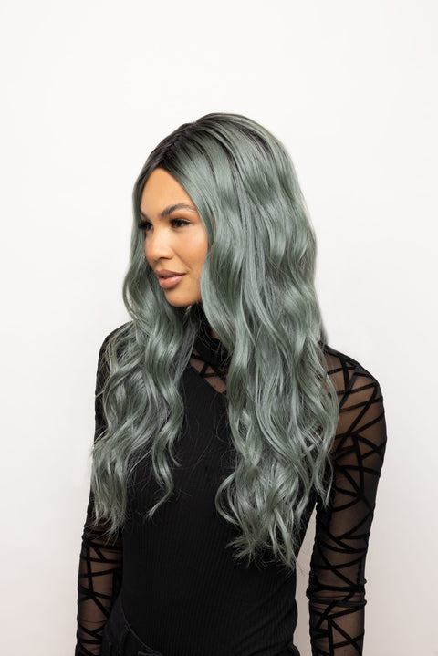 Lavish Wavez | HF Synthetic Lace Front Wig (Mono Part)