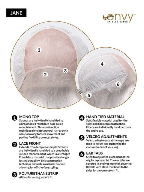 Jane | Synthetic Lace Front Wig (Hand Tied )